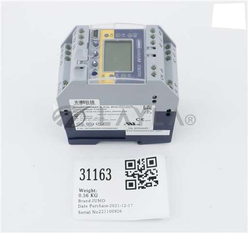 701150/9-02-0253-2001-25/005,058/--/JUMO SAFETY TEMPERATURE LIMITER/MONITOR, 20...30VAC/VDC (NEW) 701150/9-02-0253-2/--/_01