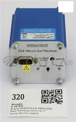 354019-TD-T/--/GRANVILLE-PHILLIPS 354 MICRO-ION MODULE W/O COVER 354019-TD-T/--/_01