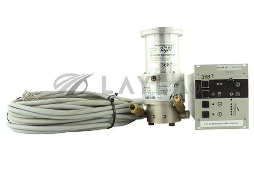 TMH 065/--/PFEIFFER TURBO PUMP DN 63 ISO-K, 1P, PM P02 350 W/ TCP015 CONTROLLER & CABLE TMH/--/_01