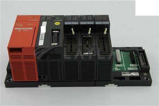 A1S61PN/--/MITSUBISHI MELSEC POWER SUPPLY PLC ASSY W/ 4 MODULES A1S61PN/--/_01