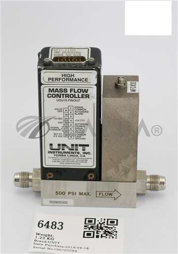 UFC-1100/--/UNIT MFC,MASS FLOW CONTROLLER,1 SLM, 760 TORR UFC-1100/--/_01