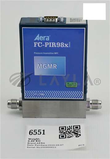 FCPIR981C4VX9TAA/--/AERA FC-PIR98X SERIES PRESSURE INSENSITIVE MFC, MGMR, NOVELLUS 22-445576-00 FCPI/--/_01