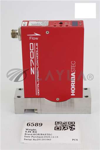 SEC-Z714AGX/--/HORIBASTEC SERIES Z700 MFC, GAS: N2, 10000SCCM AMAT 0190-41113 (NEW) SEC-Z714AGX/--/_01