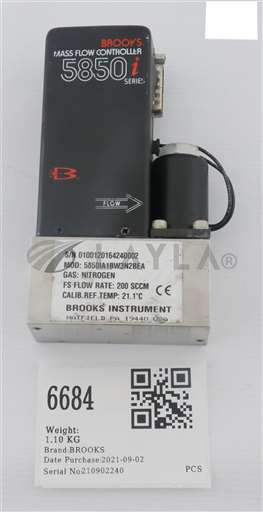 5850IA1BW3N2BEA/--/BROOKS MFC, 5850I SERIES 5850IA1BW3N2BEA/--/_01