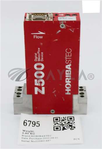 SEF-Z522KXN/--/HORIBASTEC MFC, SURFACE MOUNT DIGITAL MASS FLOW DEVICE, Z500 SERIES SEF-Z522KXN/--/_01