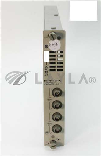 41424A/--/HP VOLTAGE SOURCE / VOLTAGE MONITOR UNIT 41424A/--/_01