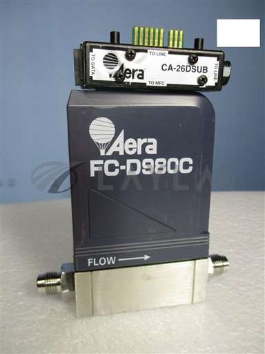 FC-D981C//Aera FC-D981SBC Mass Flow Controller, 10000sccm, O2, CA-26DSUB (Used Working)/Aera/_01