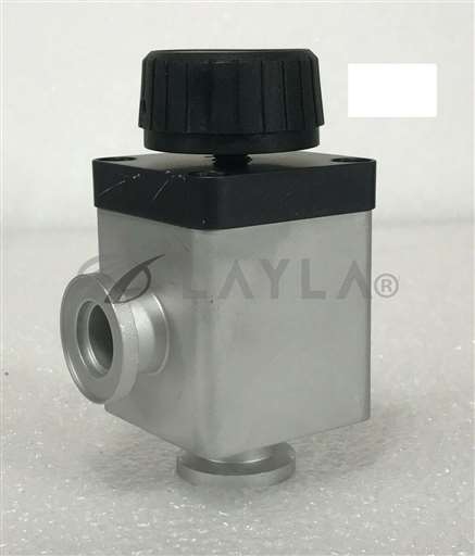 NW-16-H/0//Varian L6280-301 Manual Angle Isolation Valve NW-16-H/0, KF-16 (Used Working)/Varian/_01
