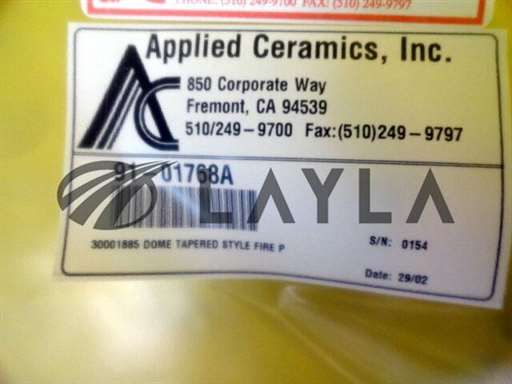 91-01768A/-/Dome Tapered Style AMAT 0200-40218 New/Applied Ceramics/-_01