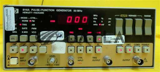 8116A//HP Hewlett-Packard Pulse Function Generator 8116A Used Working/HP Hewlett-Packard/_01