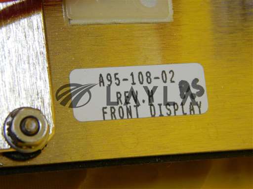 A95-108-02//GaSonics A95-108-02 LED and Interface Control Panel PCB Rev. H A89-013-01 Used/GaSonics/_01