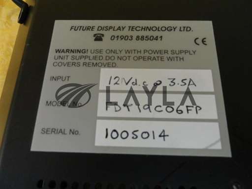 FDT19C06FP//FDT Future Display Tech FDT19C06FP Touch-Screen Monitor Used Working/FDT Future Display Tech/_01