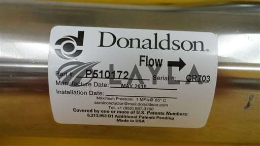 P510172//Donaldson P510172 Compressed Air Filter Used Working/Donaldson/_01