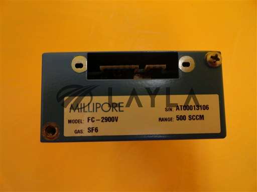 FC-2900V/2900 Series/Mass Flow Controller Lam 797-90865-609 500 SCCM SF6 Used/Millipore/-_01