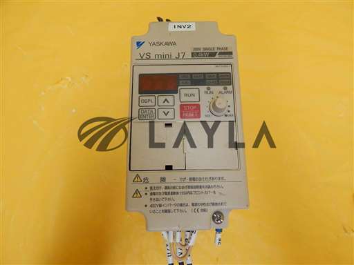 CIMR-J7AAB0P4/VS mini J7/Yaskawa Electric CIMR-J7AAB0P4 Inverter 200V 0.4kW VS mini J7 Working Spare/Yaskawa Electric/_01