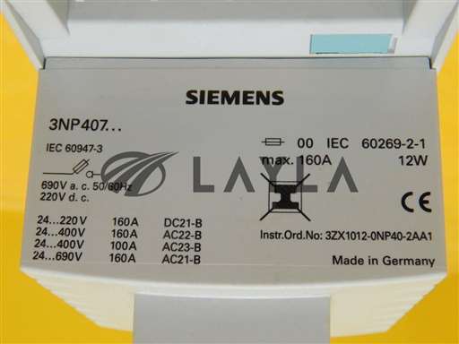 3ZX1012-0NP40-2AA1/3NP407/Siemens 3ZX1012-0NP40-2AA1 3-Pole Switch Disconnect 3NP407 Lot of 7 Used Working/Siemens/_01