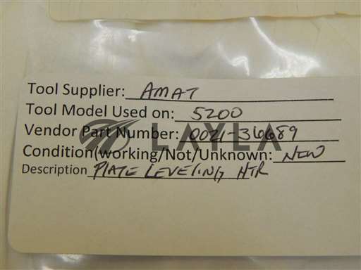 0021-36689/-/Heater Leveling Plate TxZ Precision 5200 New/AMAT Applied Materials/-_01