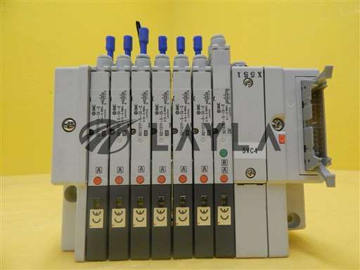 SVC4//TEL Tokyo Electron SVC4 7-Port Manifold SMC SQ1131Y-5-C4-Q PR300Z Used Working/TEL Tokyo Electron/_01