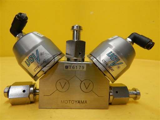 SUSF316L/UCV Series/Motoyama SUSF316L 3-Way Diaphragm Valve Normally Closed UCV Series Used Working/Motoyama/_01