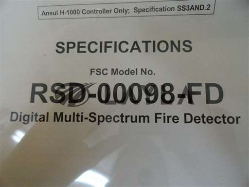RSD-00098-FD/Digital Dual/Multi-Spectrum Digital Flame Sensor Digital Ansul New/Fire Sentry/-_01