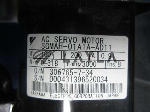 SGMAH-01A1A-AD11/-/Advandtest Linear Actuator Yaskawa Motor Used/Advantest, Yaskawa/-_01