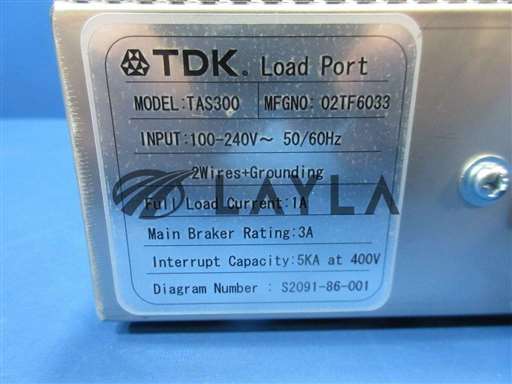 TAS300/S2091-86-001/TDK TAS300 Power Supply 100-240V~50/60 Hz S2091-86-001 Lot of 2 TAS 300 Used/TDK/_01