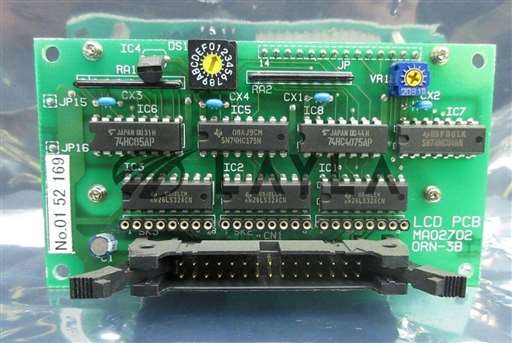 MA02702/ORN-3B/TEL Tokyo Electron MA02702 LCD Board PCB ORN-3B Clean Track ACT12 Used Working/TEL Tokyo Electron/_01