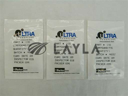 2-330/-/O-Ring Ultra Parofluor Seal FF352 Reseller Lot of 3 New/Parker Seals/-_01