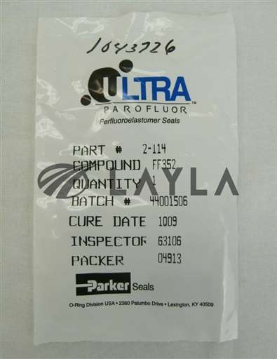 2-114/-/O-Ring Ultra Parofluor Seal FF352 1043726 Lot of 14 New/Parker Seals/-_01
