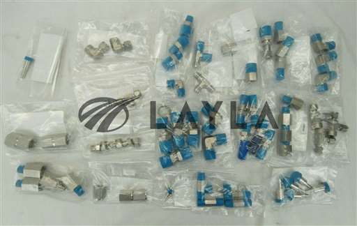 6LV-4-VCR-3-4TB7/-/Stainless Steel Fittings SS-6-CP SS-8-ME Reseller Lot of 65 New Surplus/Swagelok/-_01
