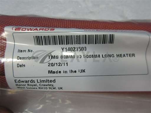 Y14023500//Edwards Y14023500 TMS 80mm ID 500mm Long Heater Reseller Lot of 12 New Surplus/Edwards/_01