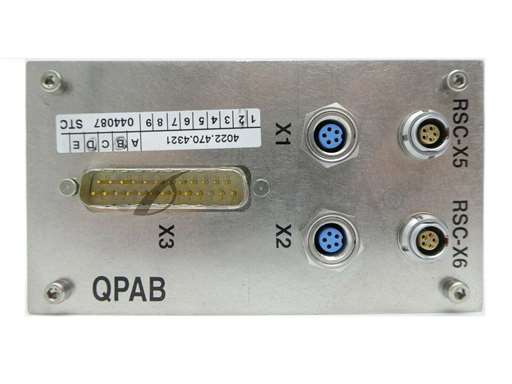 4022.470.4321/QPAB/ASML 4022.470.4321 Interface Module QPAB SVG Silicon Valley Group Working Spare/ASML/_01