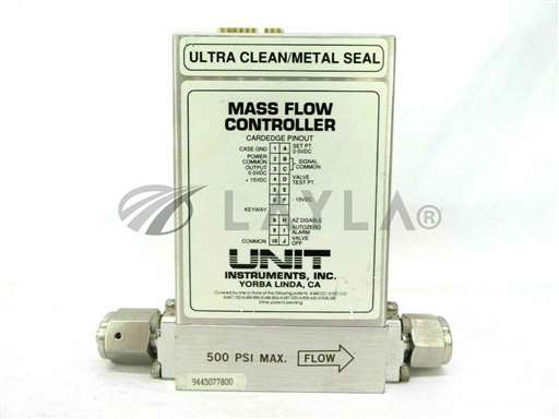 UFC-8160//UNIT Instruments UFC-8160 Mass Flow Controller MFC 100 SCCM SiH2Cl2 Working/UNIT Instruments/_01