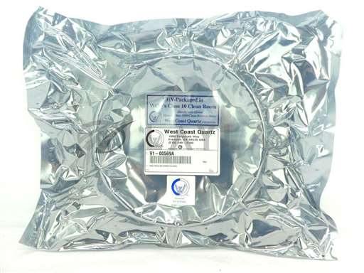 91-00569A//West Coast Quartz 91-00569A Quartz Focus Ring POLY/WSI 200mm New Surplus/West Coast Quartz/_01