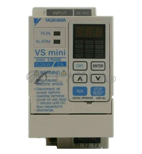 CIMR-XCAV20P2/VS mini/Yaskawa CIMR-XCAV20P2 Digital Inverter VS mini JVOP-120 200V 3 Phase 0.2kW Spare/Yaskawa Electric/_01