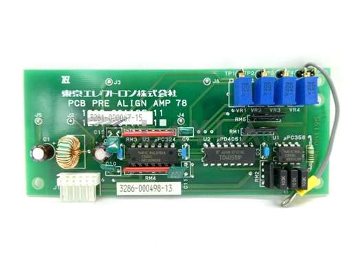 3286-000498-13/3281-000067-15/TEL Tokyo Electron 3286-000498-13 Prealign Amplifier Board PCB 3281-000067-15/TEL Tokyo Electron/_01