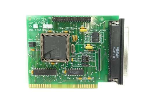 30-07420-02//SYSGEN 30-07420-02 ISA BUS Adapter PCB Card Novellus Systems No Faceplate New/SYSGEN/_01