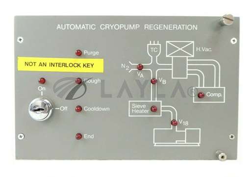 106564001//Varian 106564001 Automatic Cryopump Regeneration Controller Rev. B No Key Spare/Varian Semiconductor VSEA/_01