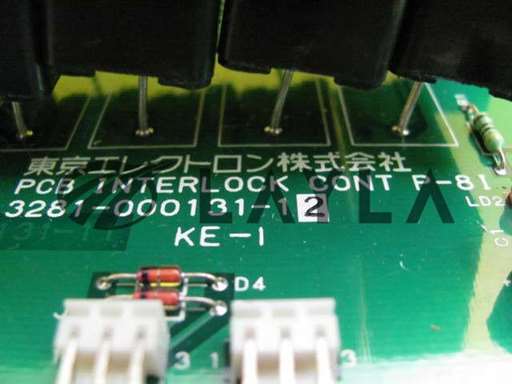 3281-000131-12//TEL Tokyo Electron 3281-000131-12 PCB Interlock Cont P-8I Card P-8 Used Working/TEL Tokyo Electron/_01