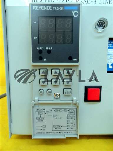 T2DC1-11349-10303/TF2-31/Keyence T2DC1-11349-10303 Heater Tape Unit Controller TF2-31 Used Working/Keyence/_01