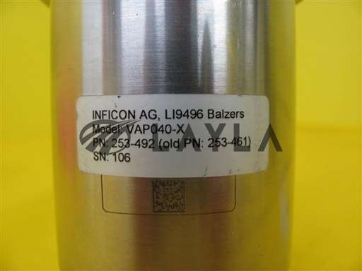 253-492/-/Pneumatic Angle Valve VAP040-X Used Working/Inficon/-_01
