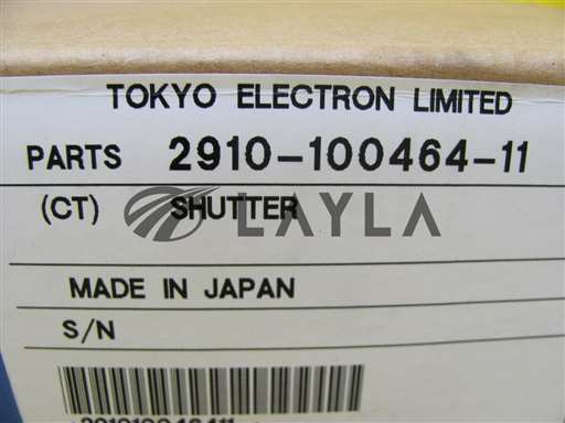 2910-100464-11//TEL Tokyo Electron 2910-100464-11 Shutter TEL ACT12 New/TEL Tokyo Electron/_01