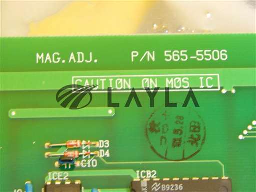 565-5506/MAG.ADJ./Hitachi 565-5506 PCB Card MAG.ADJ. S-9300 Used Working/Hitachi/_01