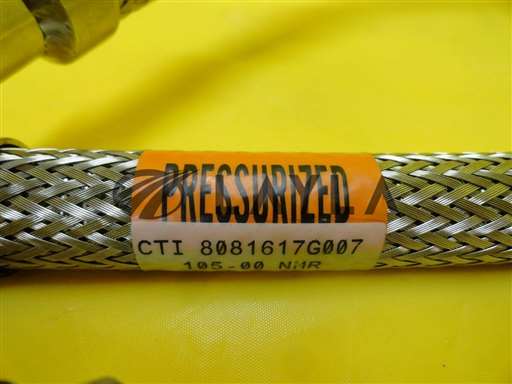 8041617G007/-/Cryopump Helium Line AMAT 3400-01076 Used Working/CTI-Cryogenics/-_01