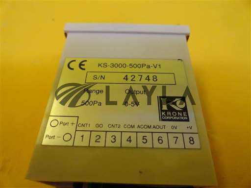 KS-3000-500Pa-V1//Krone KS-3000-500Pa-V1 Differential Pressure Manometer Reseller Lot of 5 Used/Krone/_01