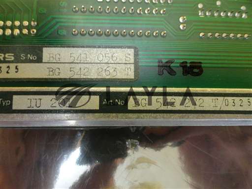 BG 542 272 T/IU 201/Indicator Display PCB Card BG 542 263 T Used Working/Balzers/-_01