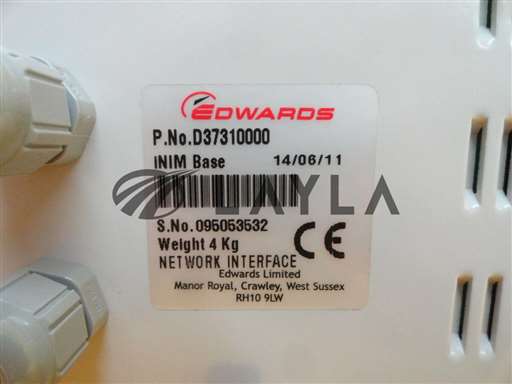U20000924//Edwards U20000924 iNIM Network Interface D37310000 New Surplus/Edwards/_01