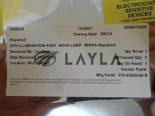 210-42000-04-R/NovaScan/QTH Illumination Refurbished/Nova Measuring Instruments/-_01