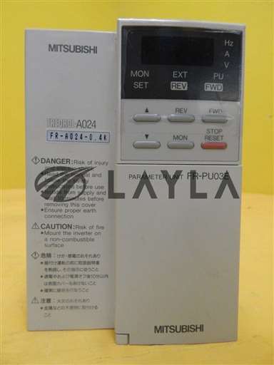 FR-A024-0.4K/FREQROL-A024/Mitsubishi FR-A024-0.4K Inverter FREQROL-A024 Parameter Unit FR-PU03E Used/Mitsubishi/_01