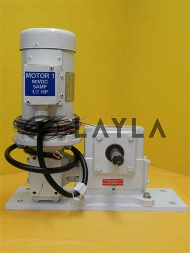 C42D17FK1C/L14A 098000.00/Leeson Direct Current Permanent Magnet Motor Reducer W6215034 Used/Leeson Electric/-_01